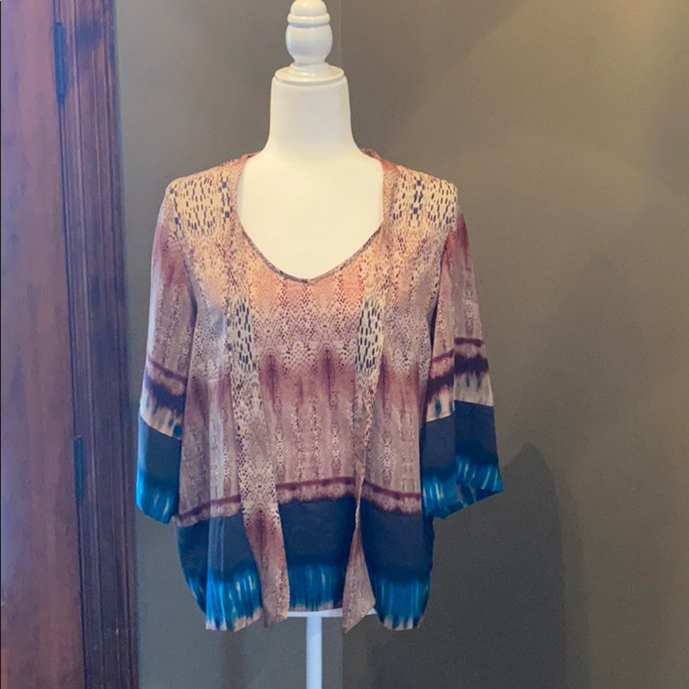 Tie-dye blouse
